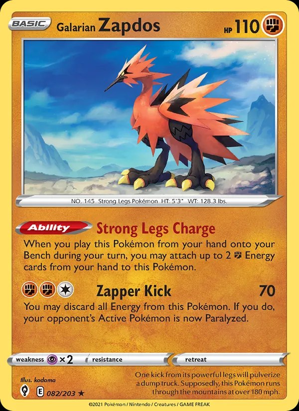 Galarian Zapdos - 188/172