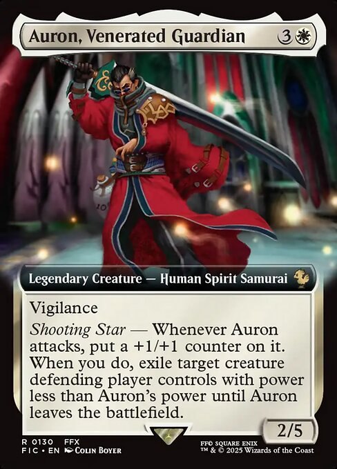Auron, Venerated Guardian (Extended Art)