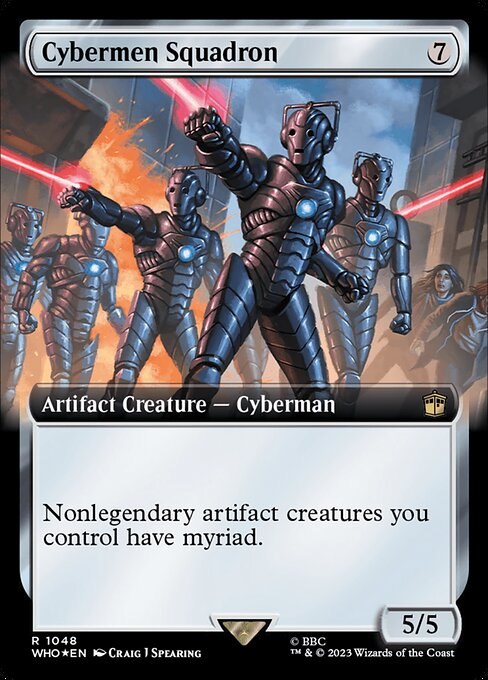 Cybermen Squadron (Extended Art) (Surge Foil)