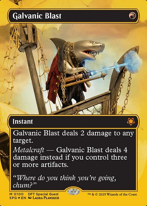 Galvanic Blast (Borderless) (First-Place Foil)