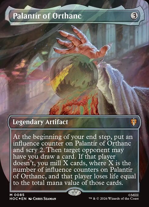 Palantir of Orthanc (Borderless) (Surge Foil)