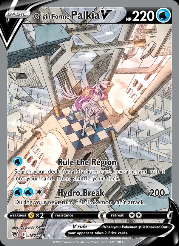 Origin Forme Palkia V (Alternate Full Art)