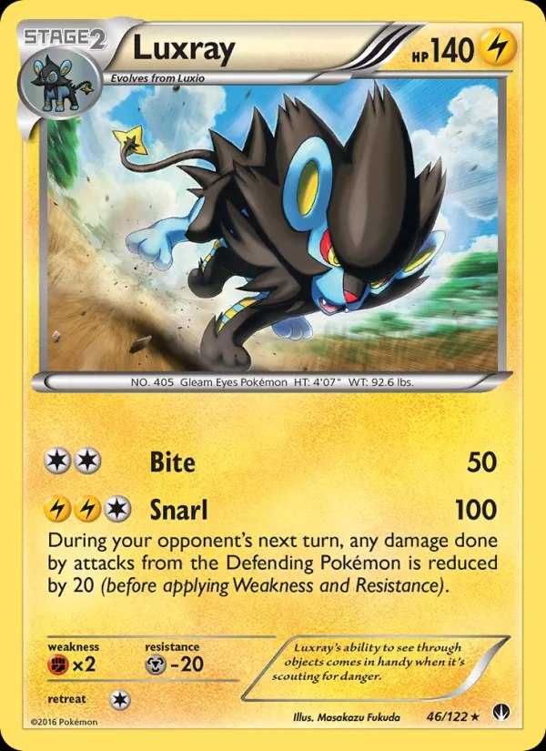 Luxray - 46/122 (Cracked Ice Holo)