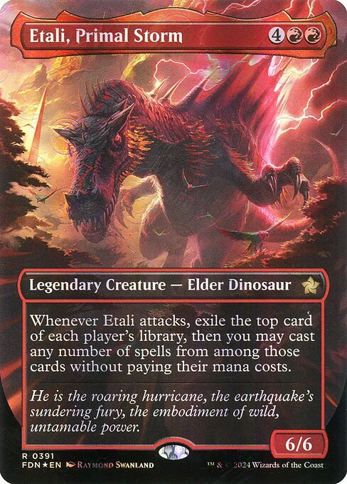 Etali, Primal Storm (Borderless) (Mana Foil)