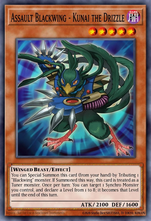 Assault Blackwing - Kunai the Drizzle
