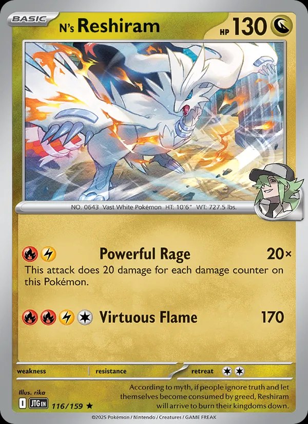 N's Reshiram - 116/159