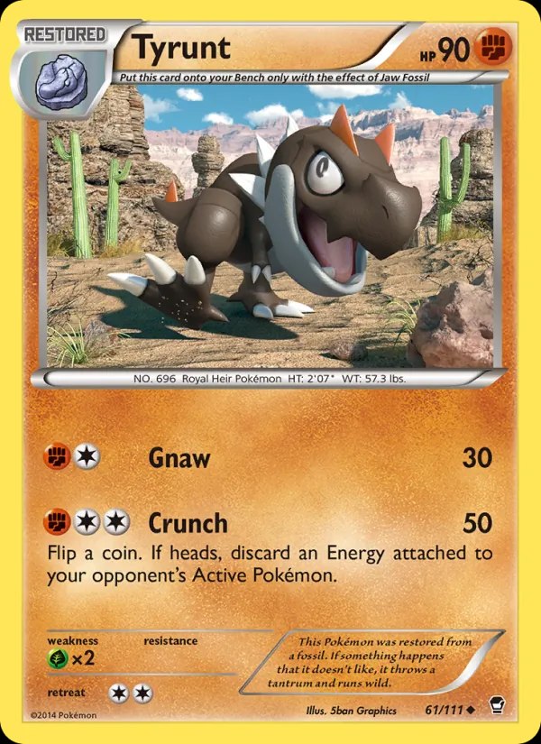 Tyrunt - 61/111 (Cosmos Holo)