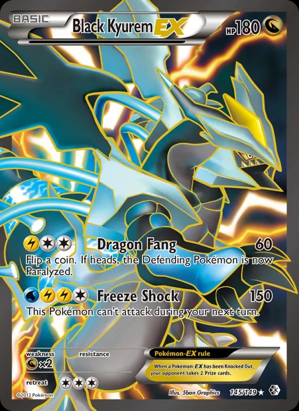 Black Kyurem EX (145 Full Art)