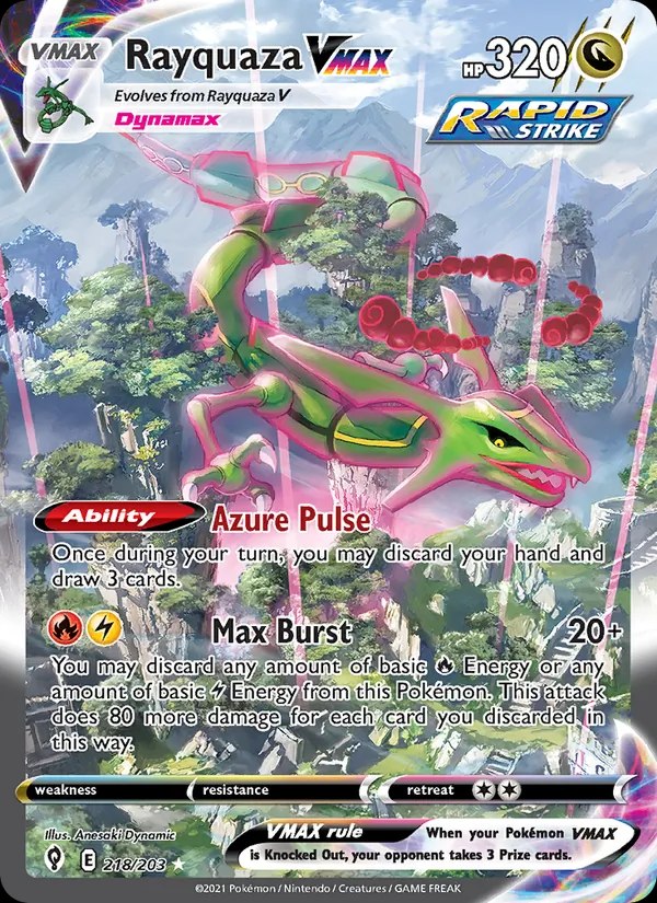 Rayquaza VMAX (Alternate Art Secret)