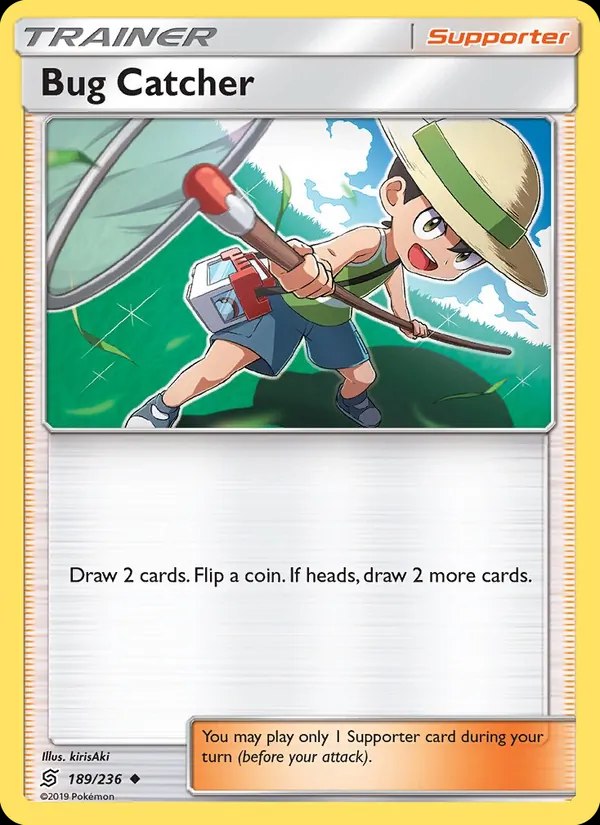 Bug Catcher - 189/236 (#34 Charizard Stamped)