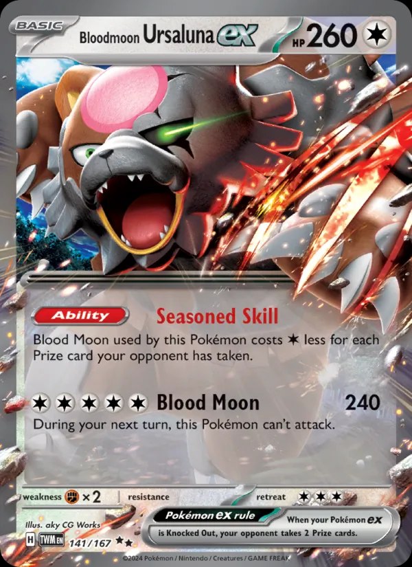 Bloodmoon Ursaluna ex - 141/167