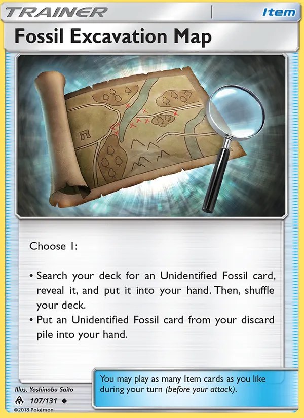 Fossil Excavation Map - 077/094