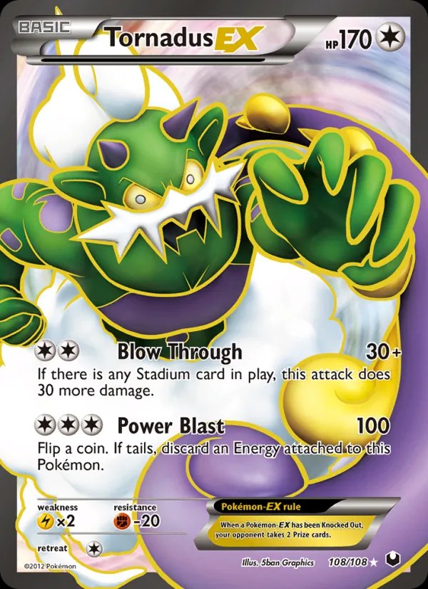 Tornadus EX - 230/BW-P
