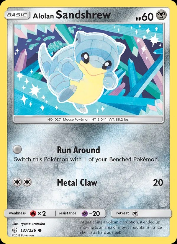 Alolan Sandshrew - 19a/145