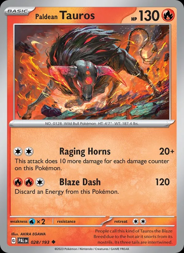 Paldean Tauros