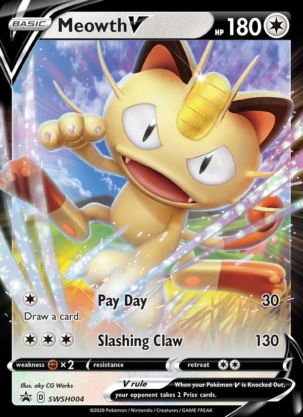 Meowth V - 028/S-P