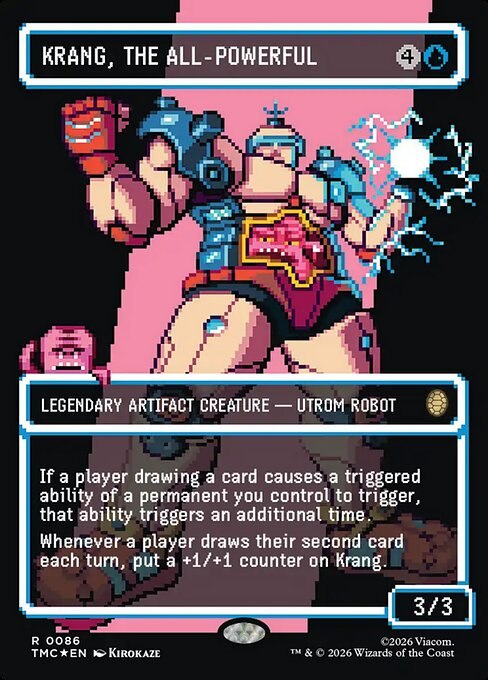 Krang, the All-Powerful (Borderless) (Surge Foil)