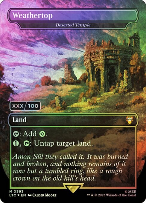 Weathertop - Deserted Temple (Serial Numbered)