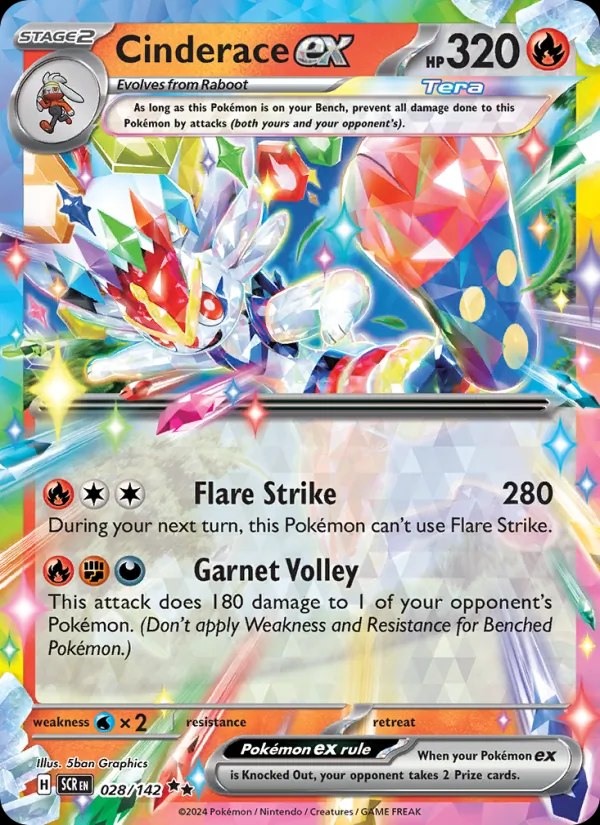 Cinderace ex - 028/142