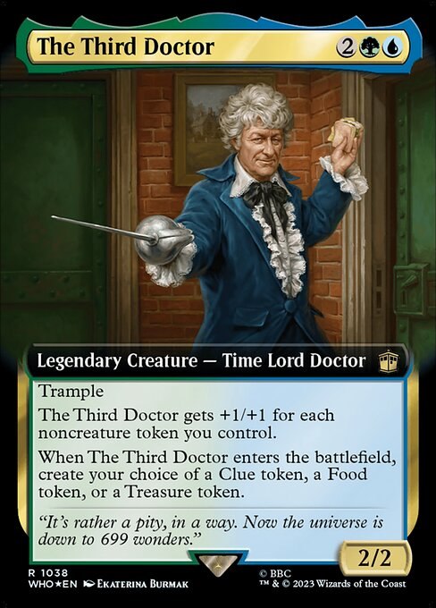 The Third Doctor (Extended Art) (Surge Foil)