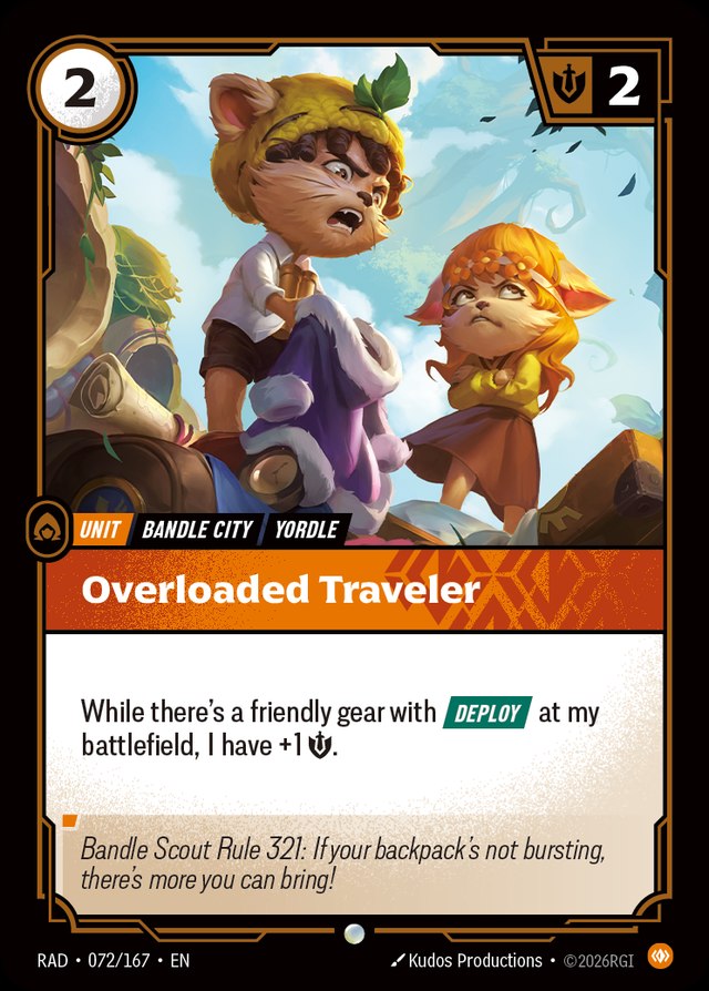 Overloaded Traveler
