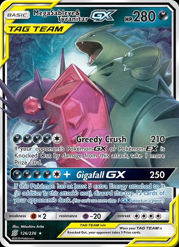 Mega Sableye & Tyranitar GX - 101/094