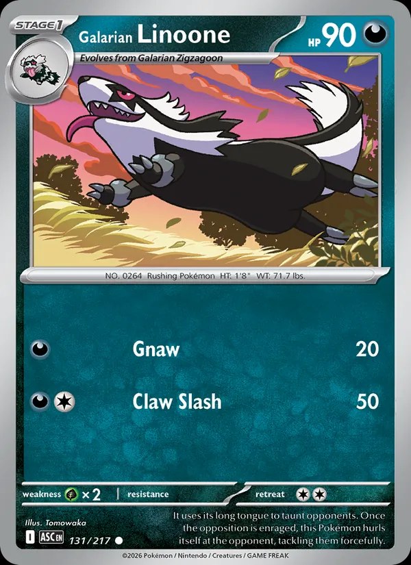 Galarian Linoone - 278/190