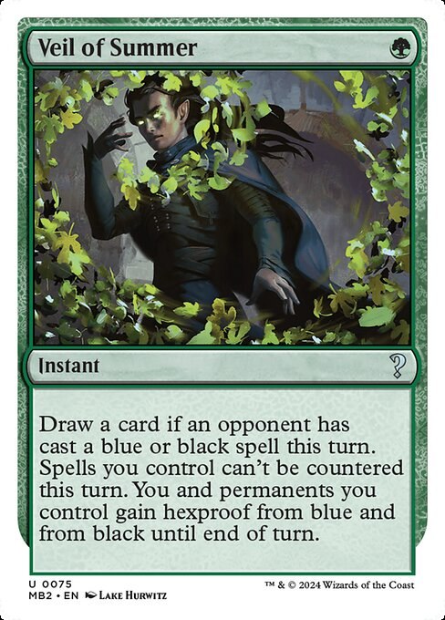 Veil of Summer (White Border)