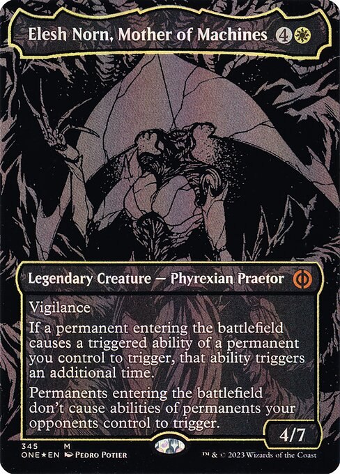 Elesh Norn, Mother of Machines (Oil Slick Raised Foil)