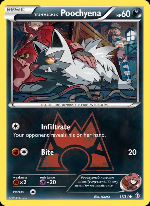 Team Magma's Poochyena - 020/033