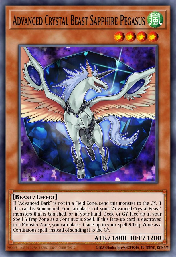 Advanced Crystal Beast Sapphire Pegasus
