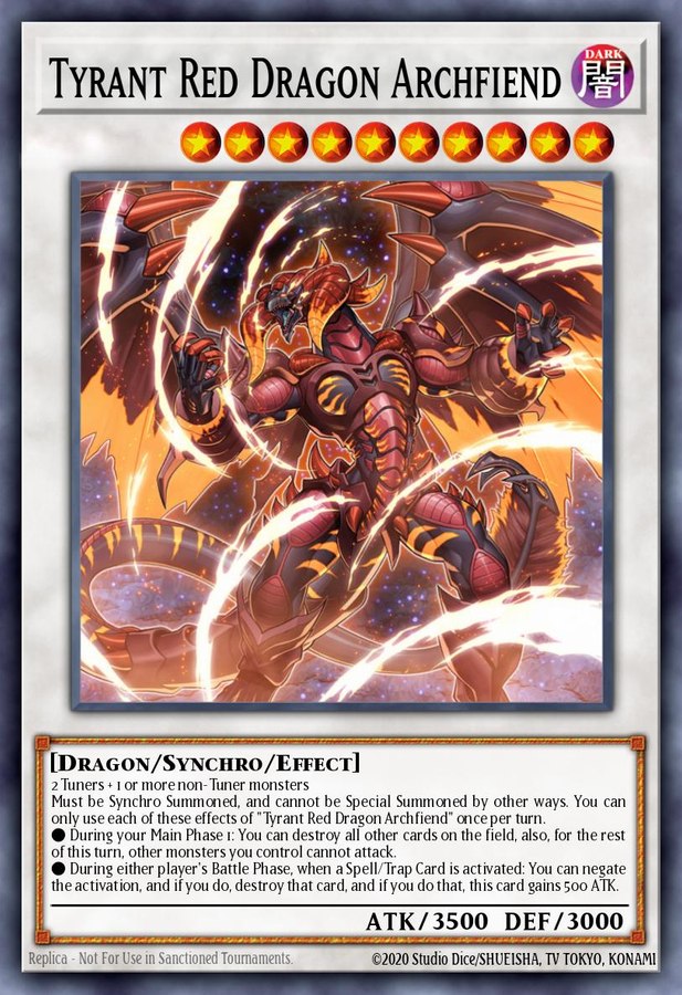 Tyrant Red Dragon Archfiend