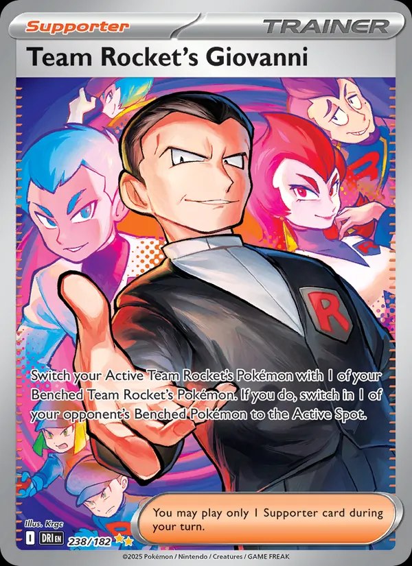 Team Rocket's Giovanni - 238/182