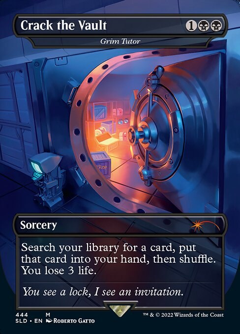 Crack the Vault - Grim Tutor