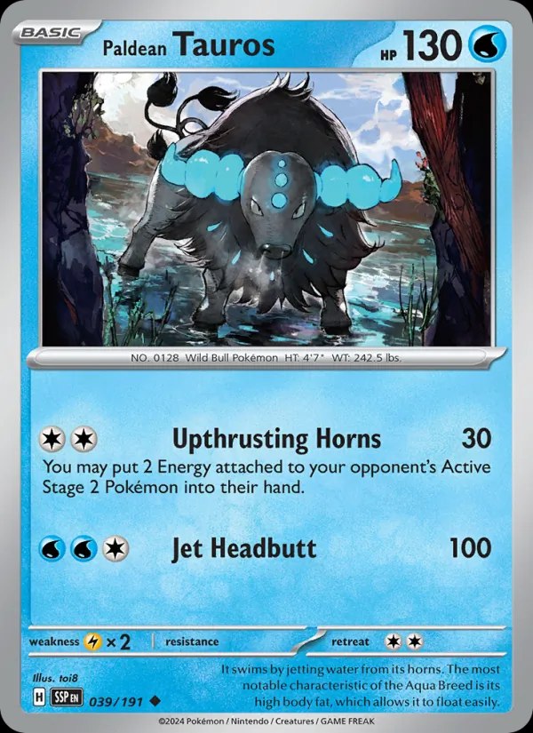 Paldean Tauros - 039/191