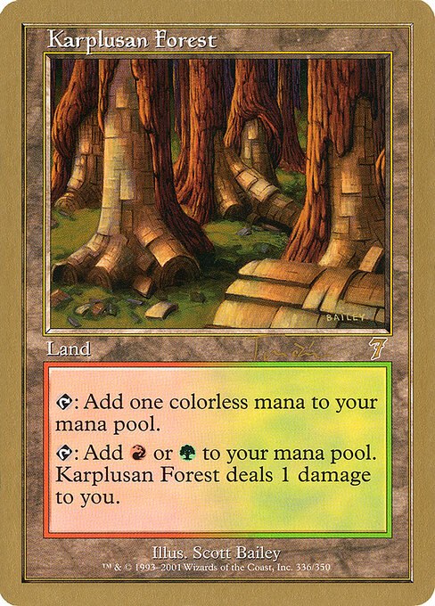Karplusan Forest - 2001 Jan Tomcani (7ED)