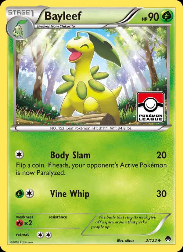 Bayleef - 2/122 (Pokemon League)