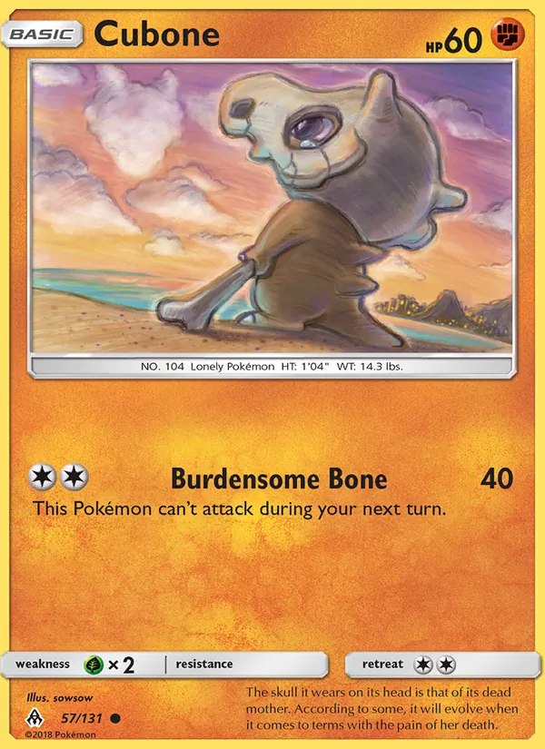 Cubone - 57/131 (General Mills Promo)