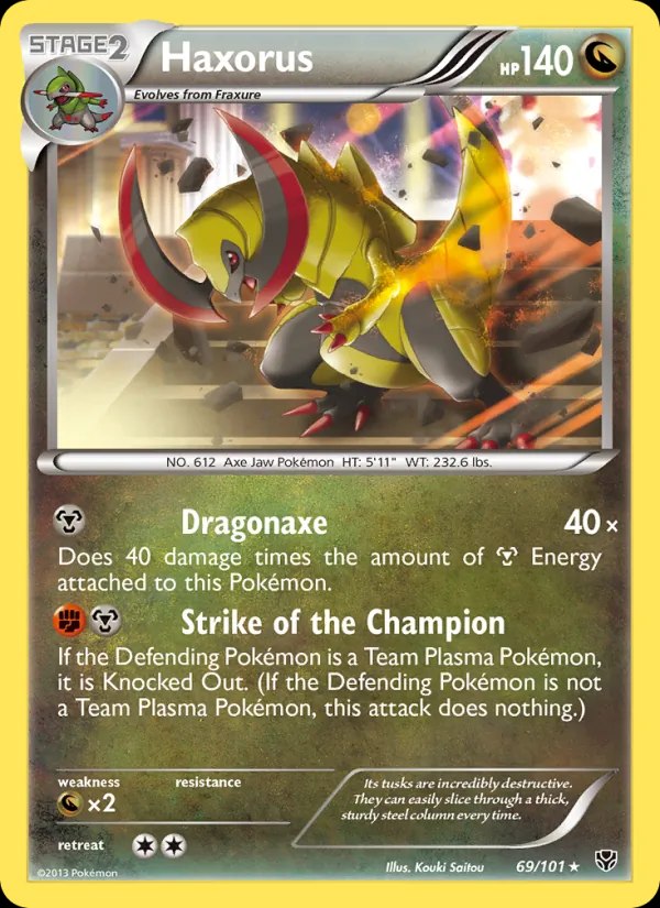 Haxorus - 69/101 (Cosmos Holo)