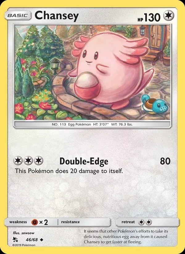 Chansey - 46/68 (#47 Pikachu Stamped)