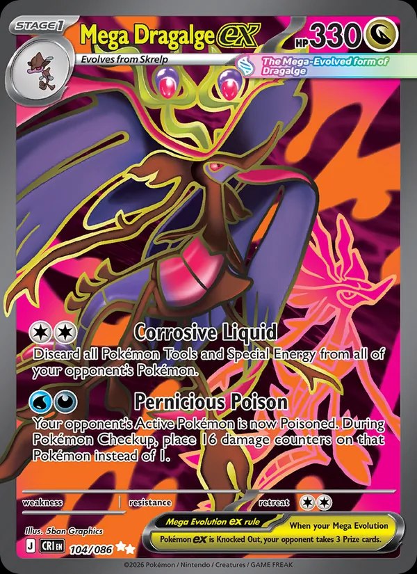 Mega Dragalge ex - 104/086