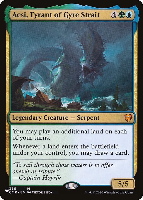 Aesi, Tyrant of Gyre Strait (Rainbow Foil)
