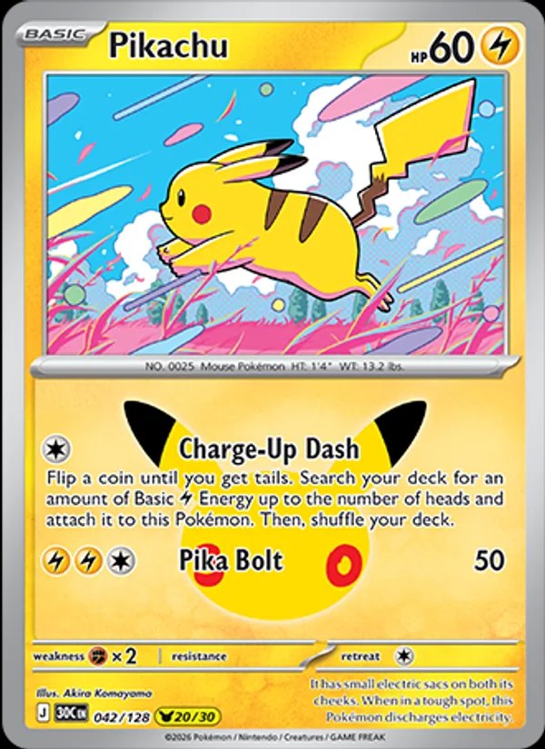 Pikachu - 042/128