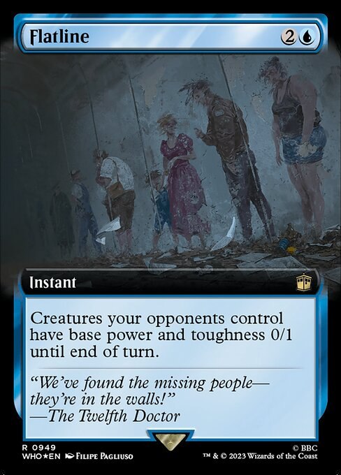 Flatline (Extended Art) (Surge Foil)