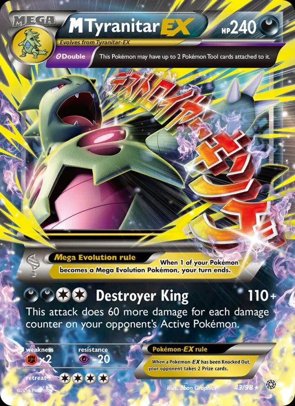 M Tyranitar EX - 43/98