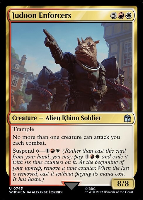 Judoon Enforcers (Surge Foil)