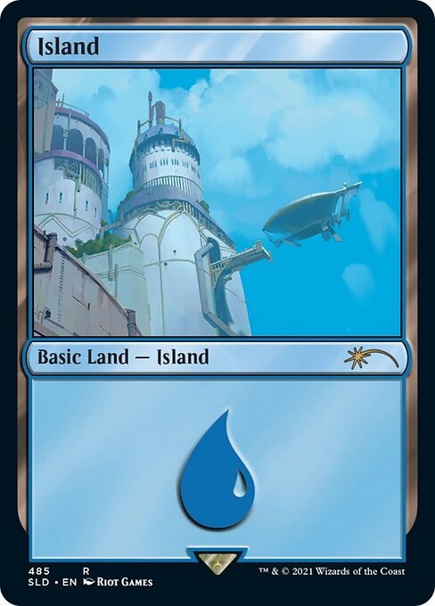Island (Secret Lair x Arcane: Lands)