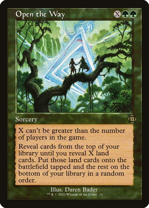 Open the Way (Retro Frame)