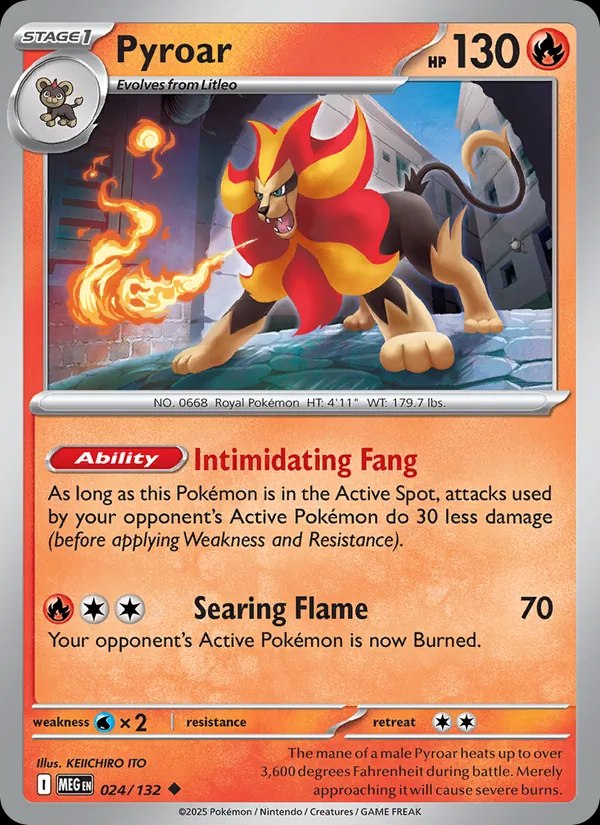 Pyroar (Mirror Holo)