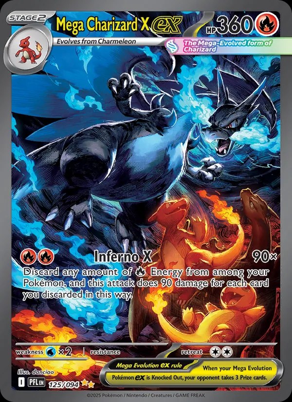 Mega Charizard X ex - 125/094